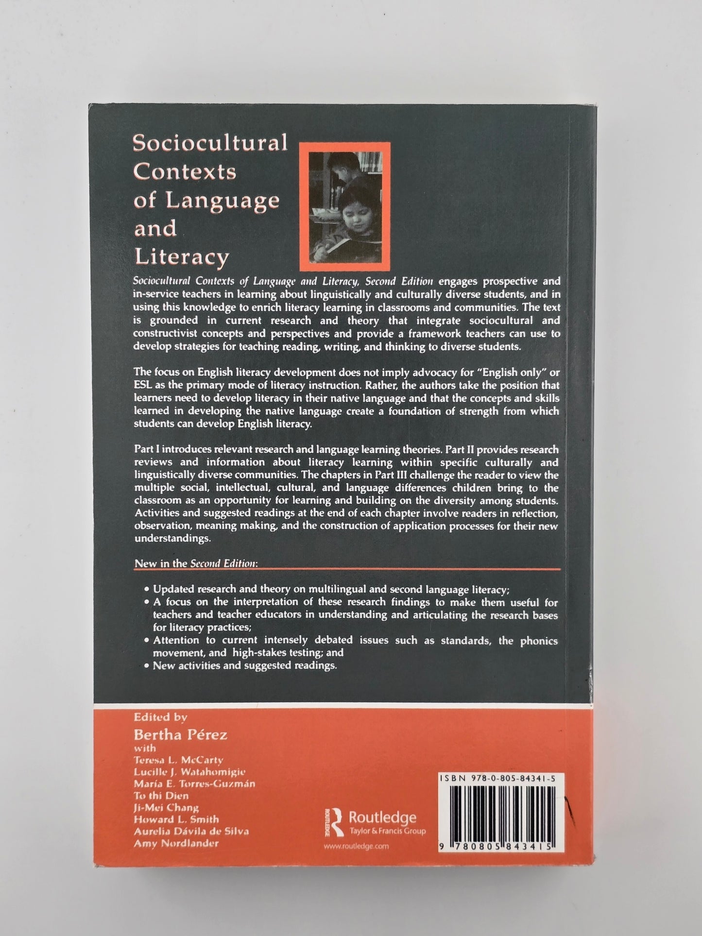 Sociocultural Contexts of Language and Literacy edited by Bertha Perez