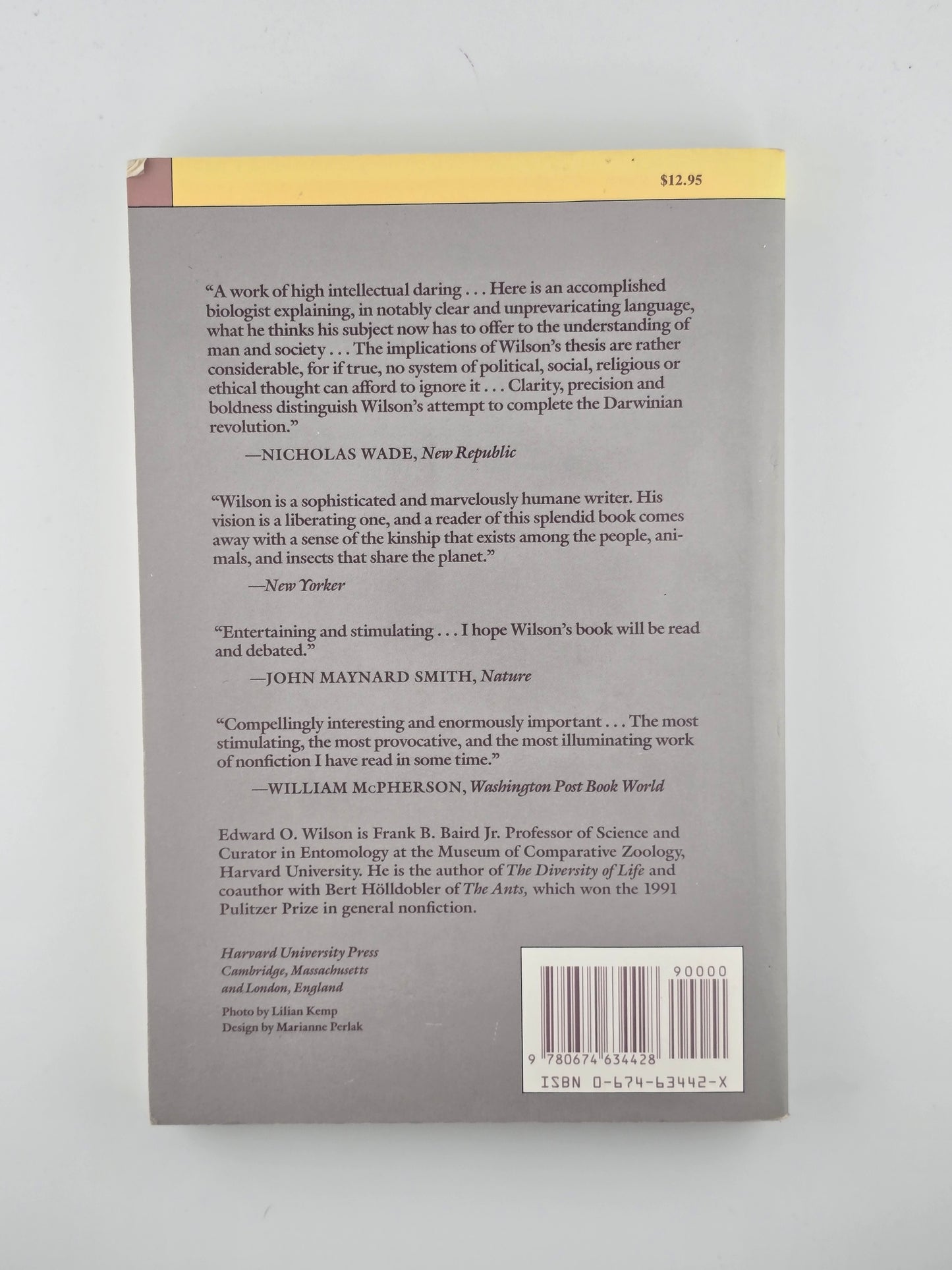 On Human Nature by Edward O. Wilson