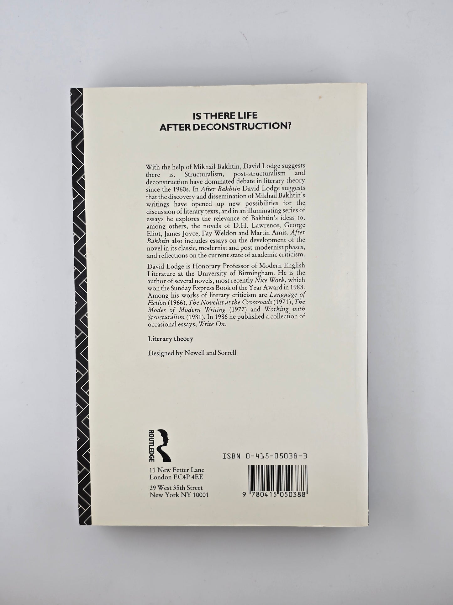 After Bakhtin by David Lodge