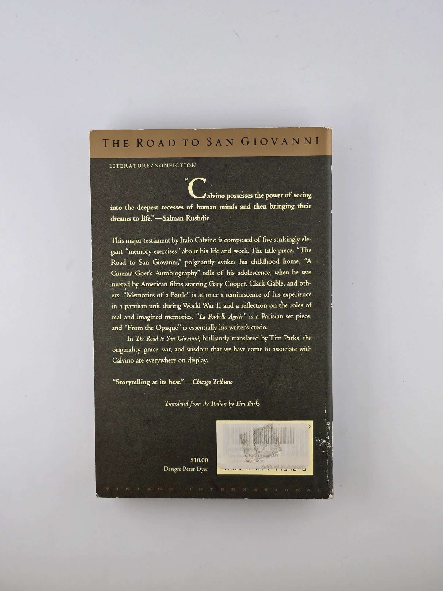 The Road to San Giovanni by Italo Calvino