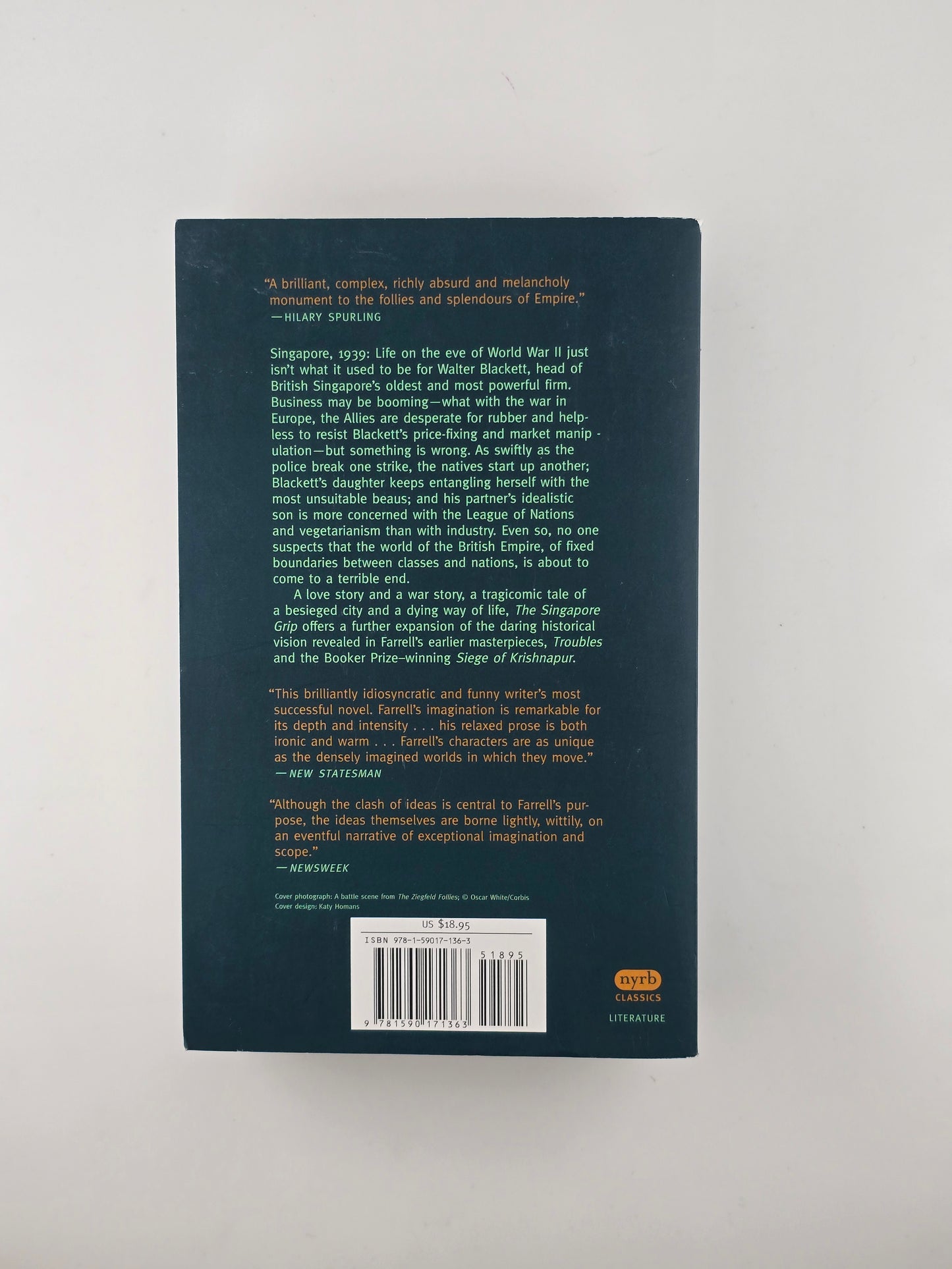 The Singapore Grip by J. G. Farrell