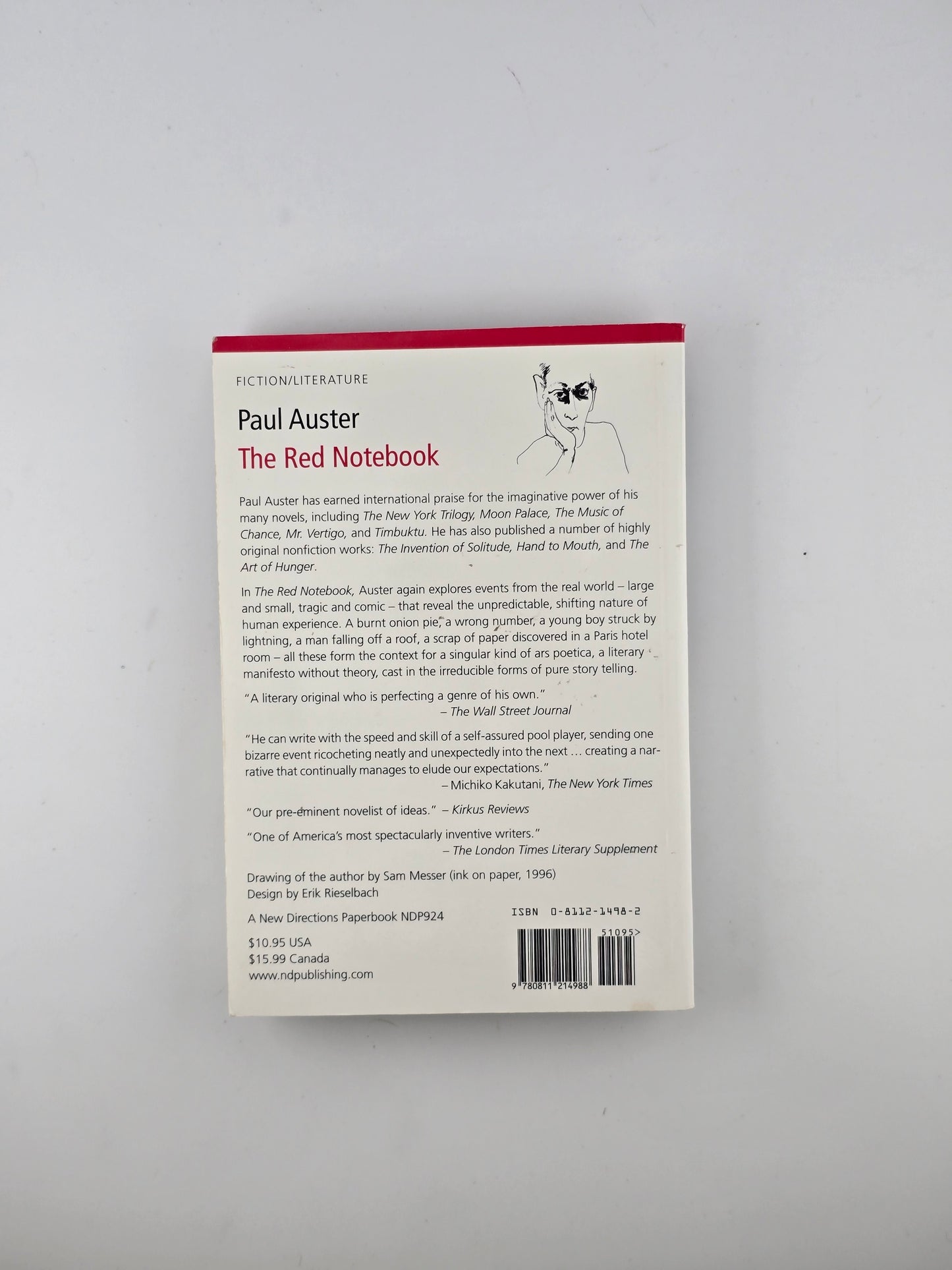 The Red Notebook by Paul Auster
