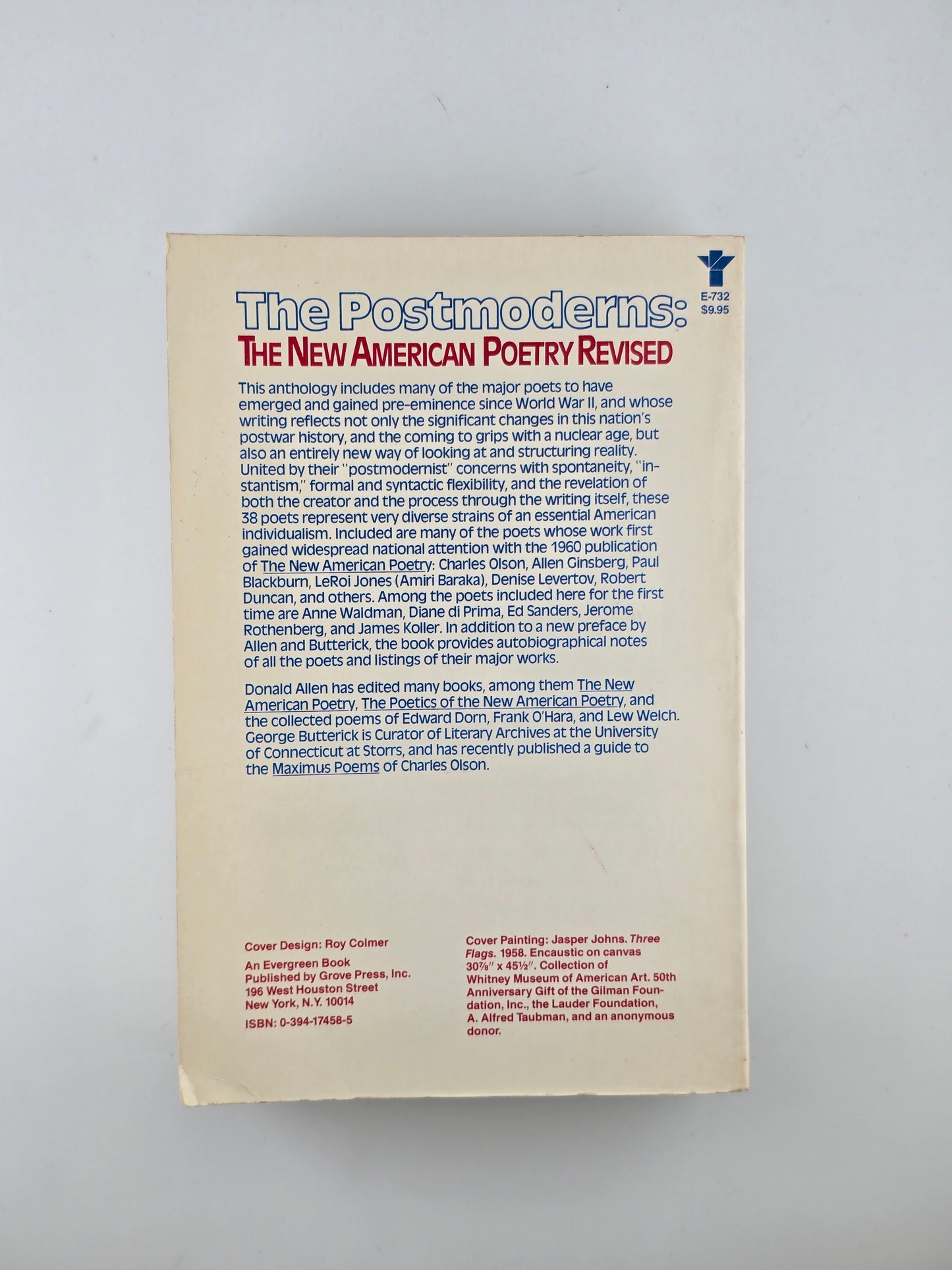 The Postmoderns: The New American Poetry Revised ed. by Donald Allen and George F. Butterick