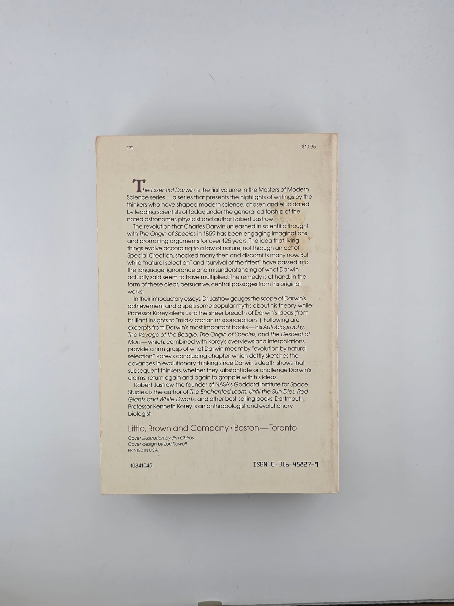 The Essential Darwin ed. by Robert Jastrow and Kenneth Korey