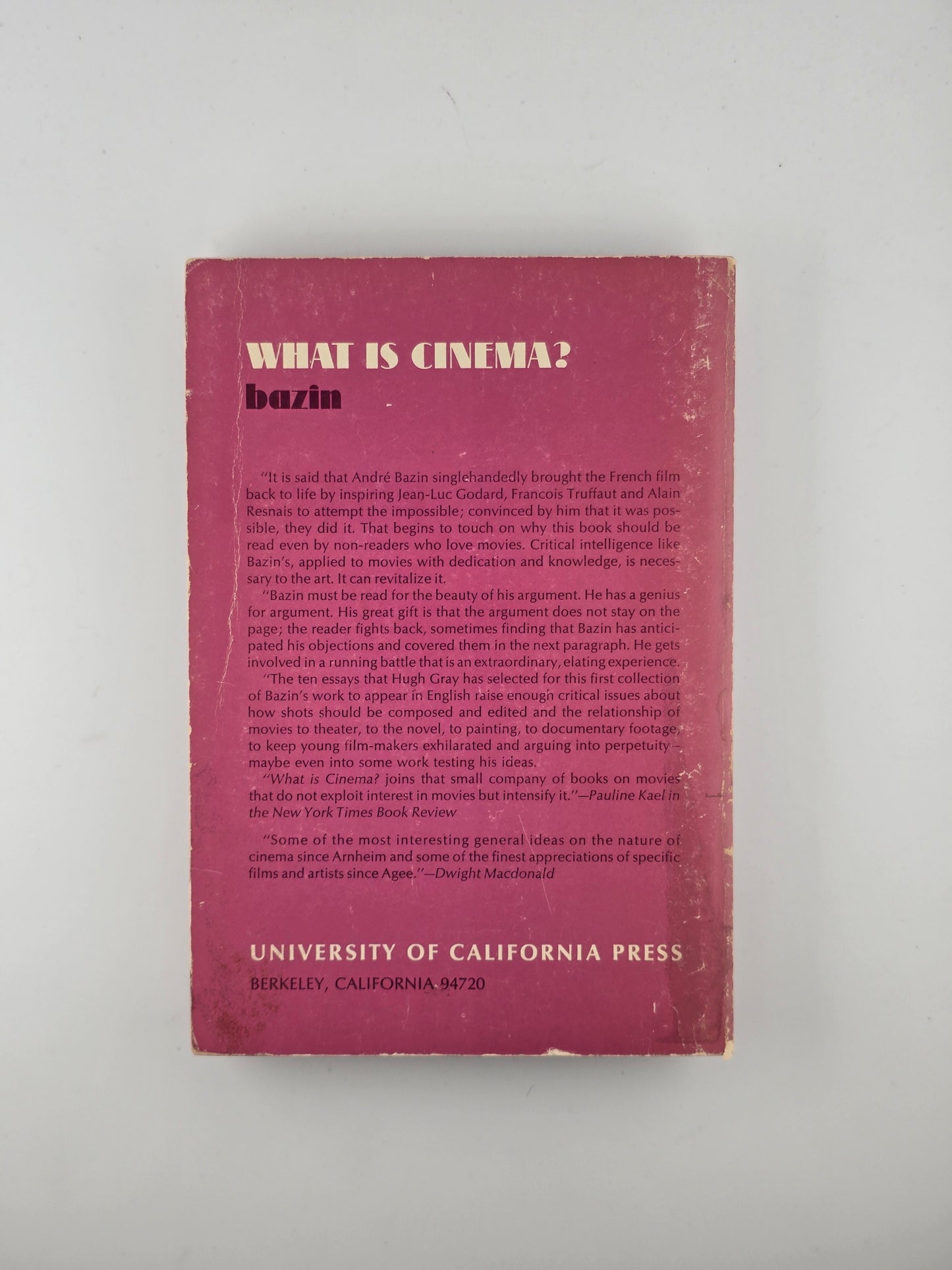 What is Cinema? by Andre Bazin