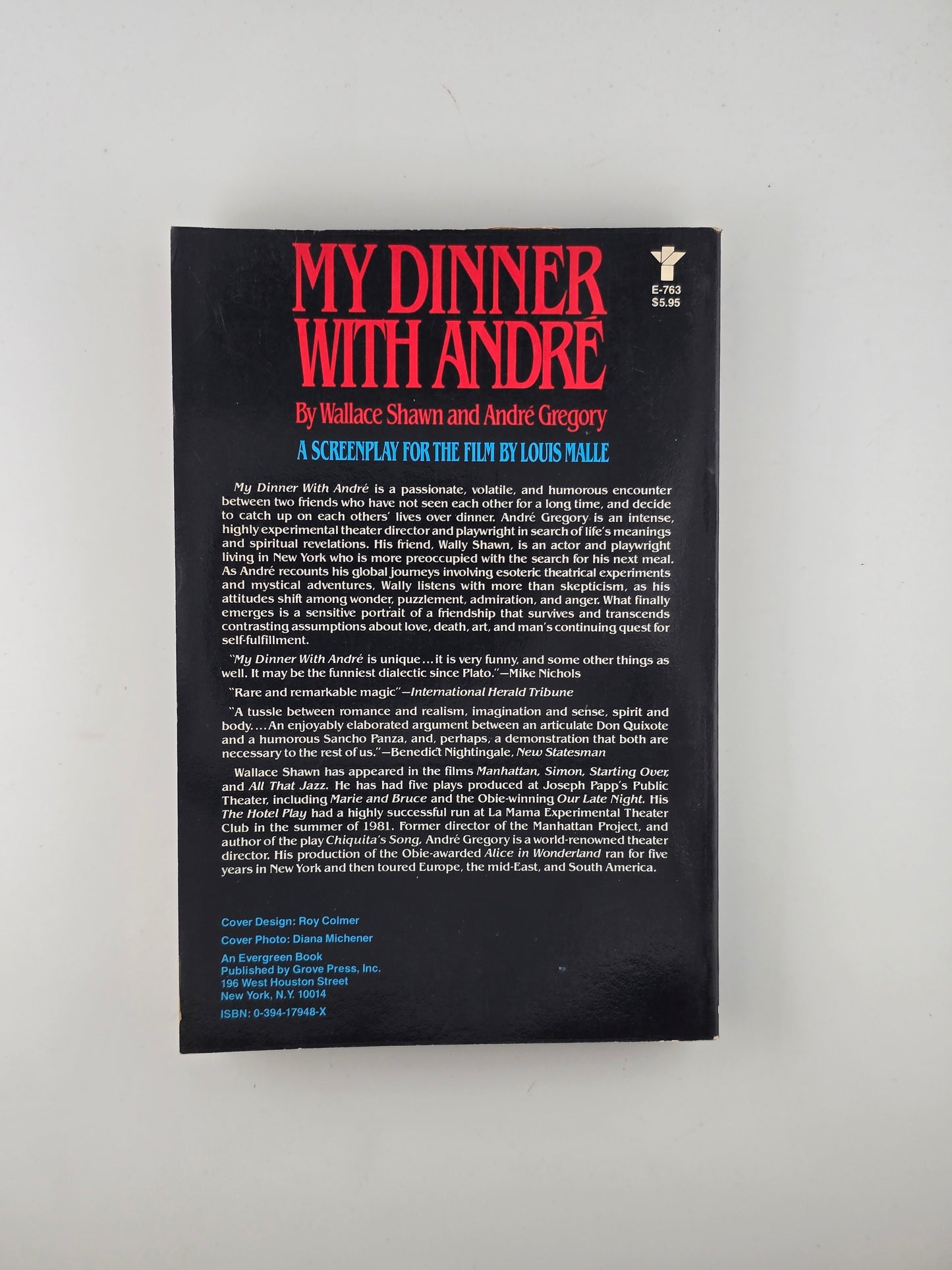 My Dinner with Andre by Wallace Shawn and Andre Gregory