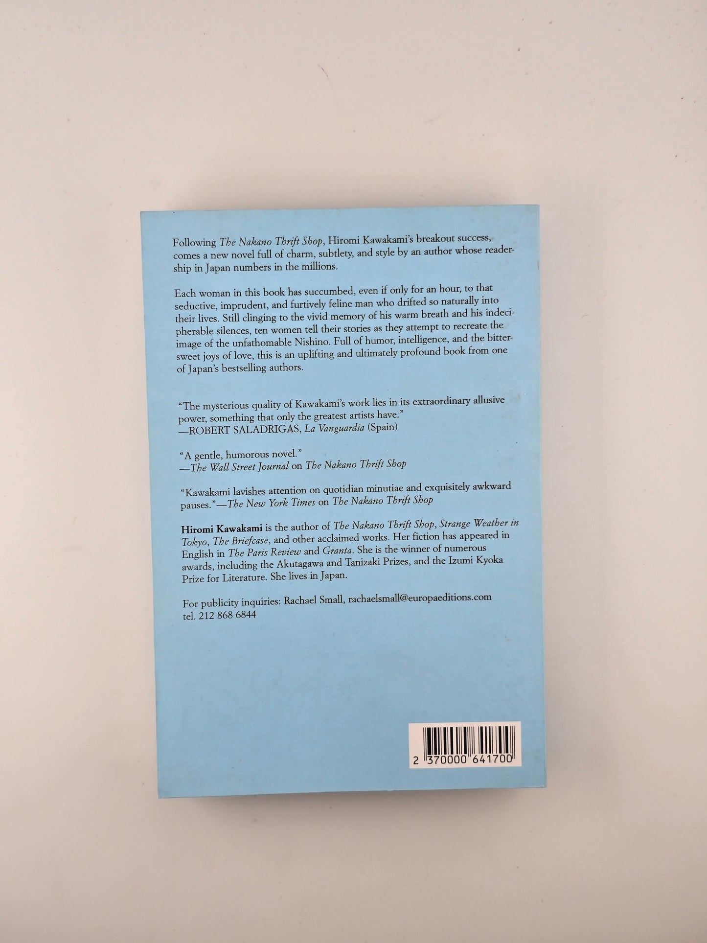 The Ten Loves of Nishino by Hiromi Kawakami