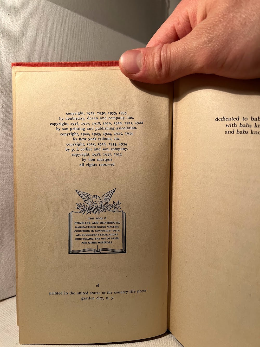 The Lives of Archy and Mehitabel by Don Marquis