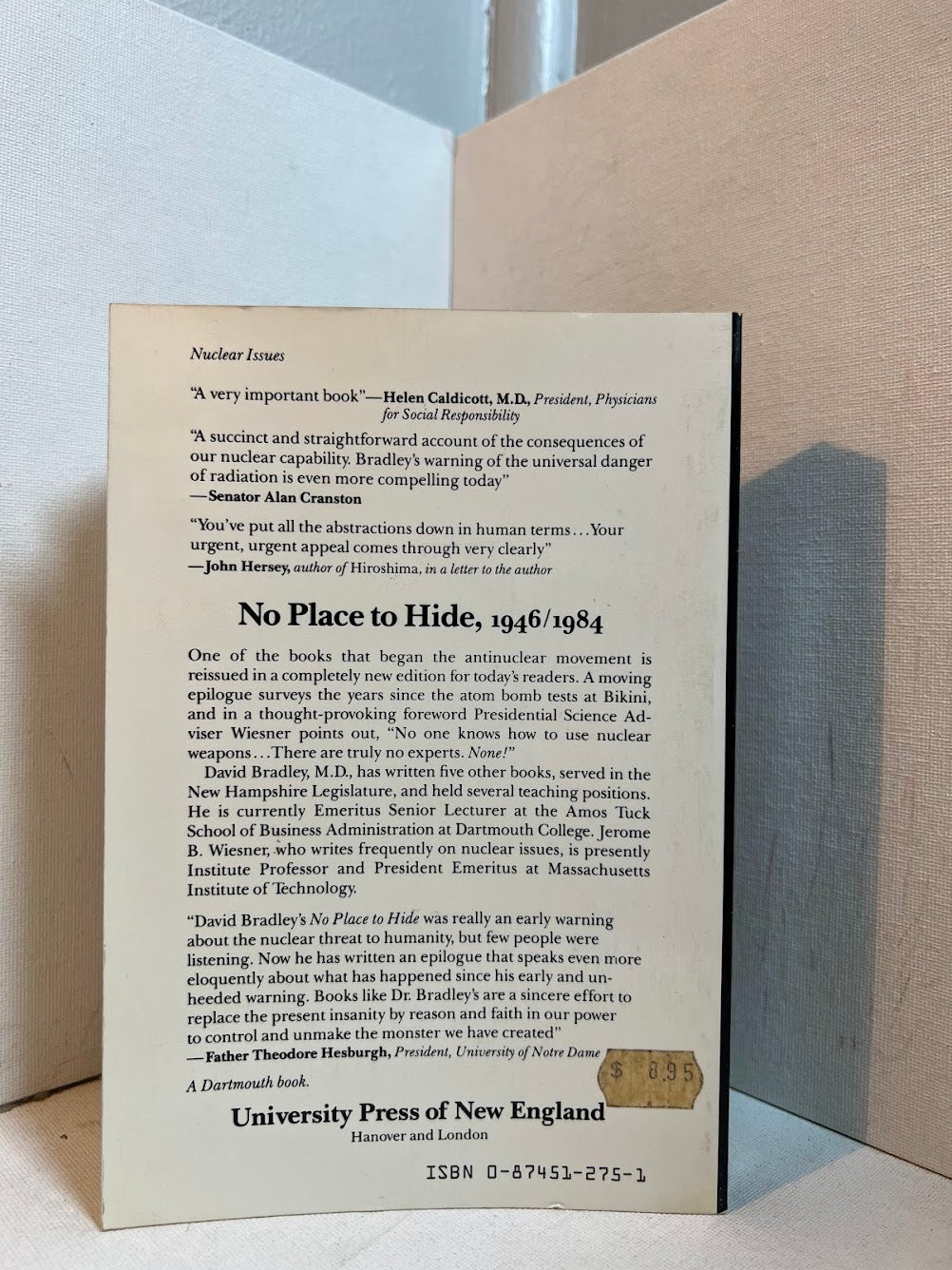 No Place to Hide 1946/1984 by David Bradley
