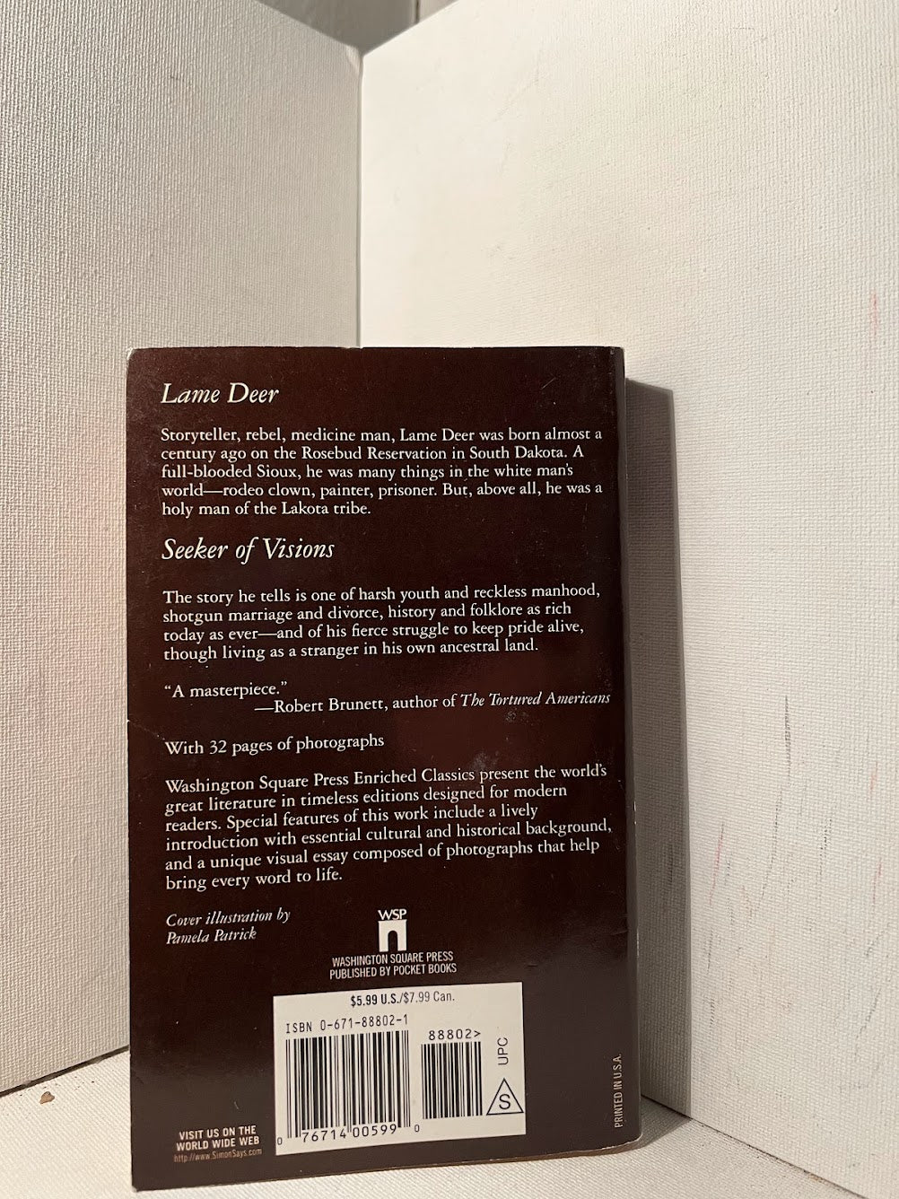 Lame Deer Seeker of Visions by John (Fire) Lame Deer and Richard Erdoes