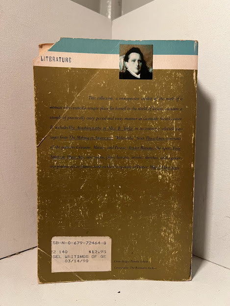 Selected Writings of Gertrude Stein