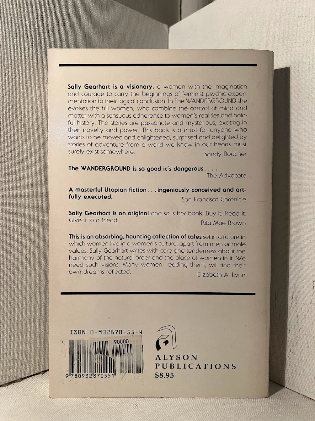 Wanderground by Sally Miller Gearhart