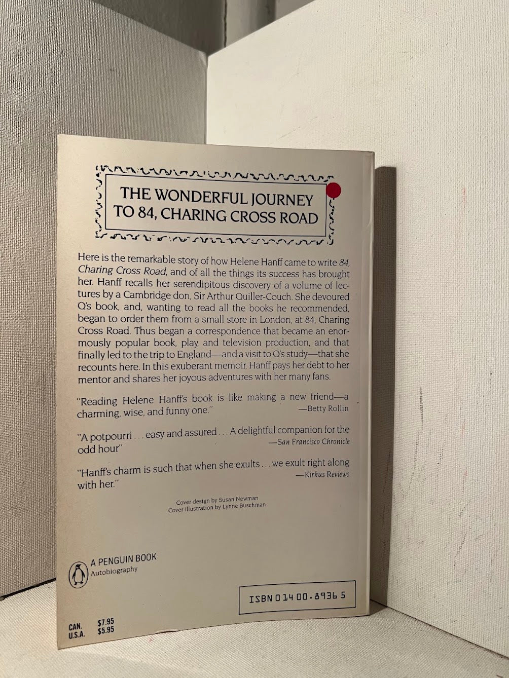 Q's Legacy by Helene Hanff