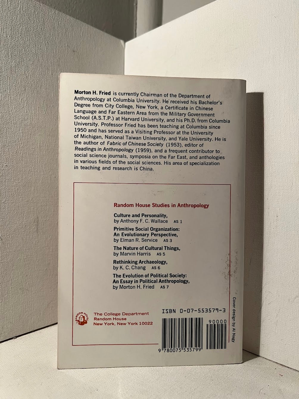 The Evolution of Political Society by Morton H. Fried