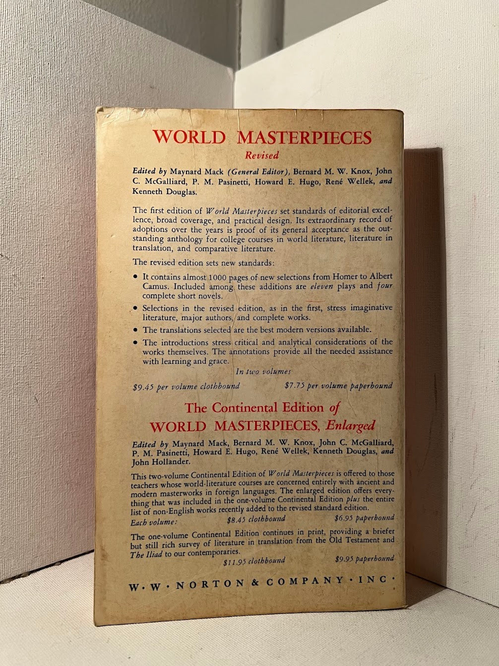 Masterpieces of the Orient edited by G.L. Anderson