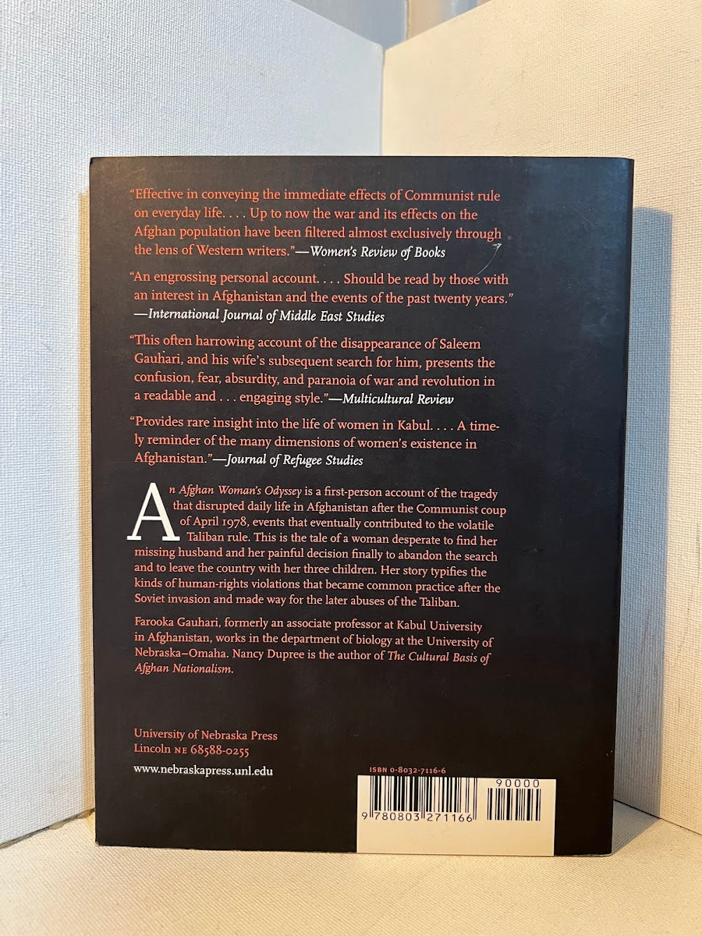 An Afghan Woman's Journey by Farooka Gauhari