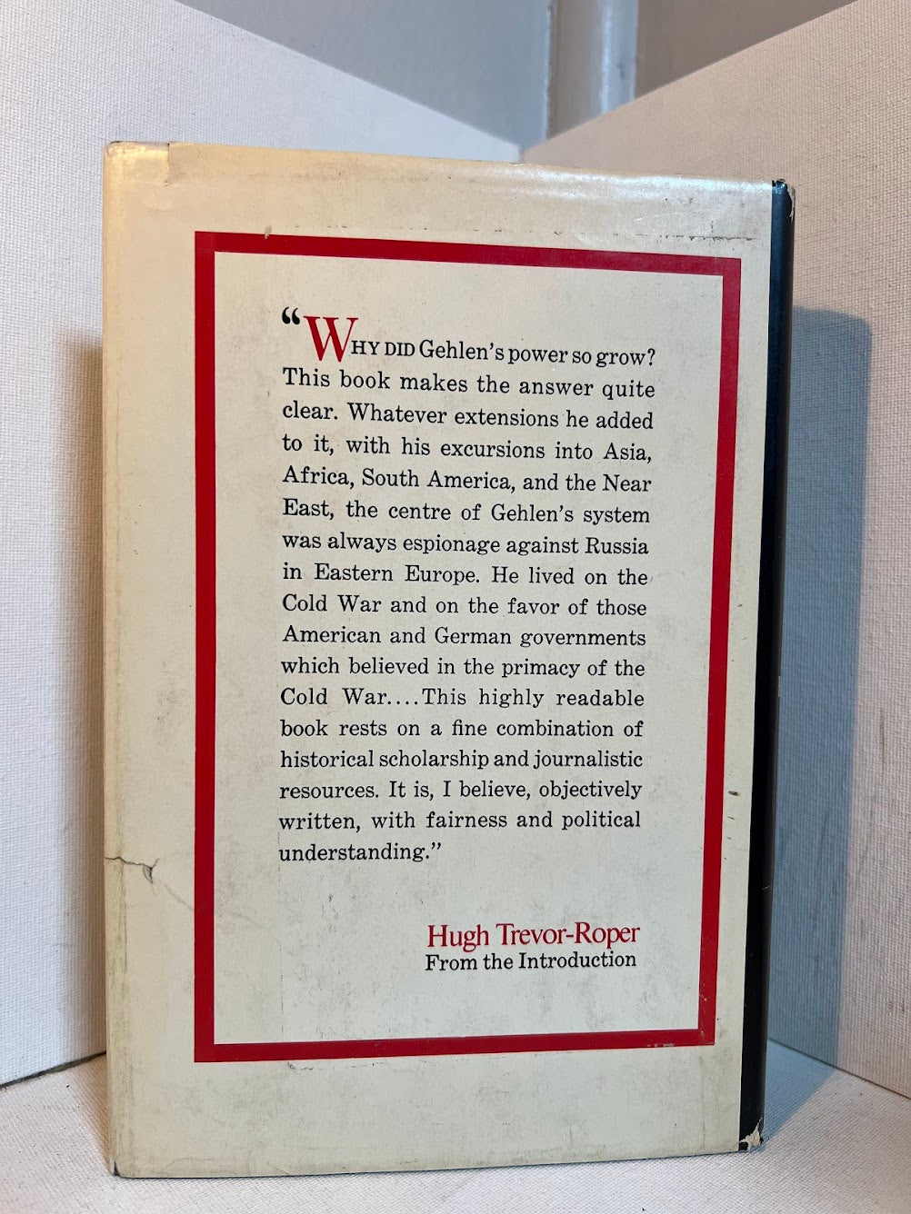 The General Was A Spy by Heinz Hohne & Hermann Zolling