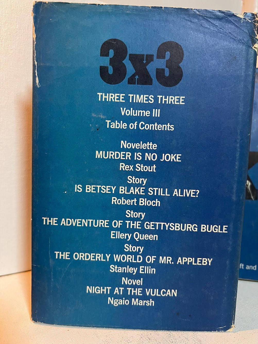 3x3 A Mystery Omnibus edited by Howard Haycraft and John Beercroft