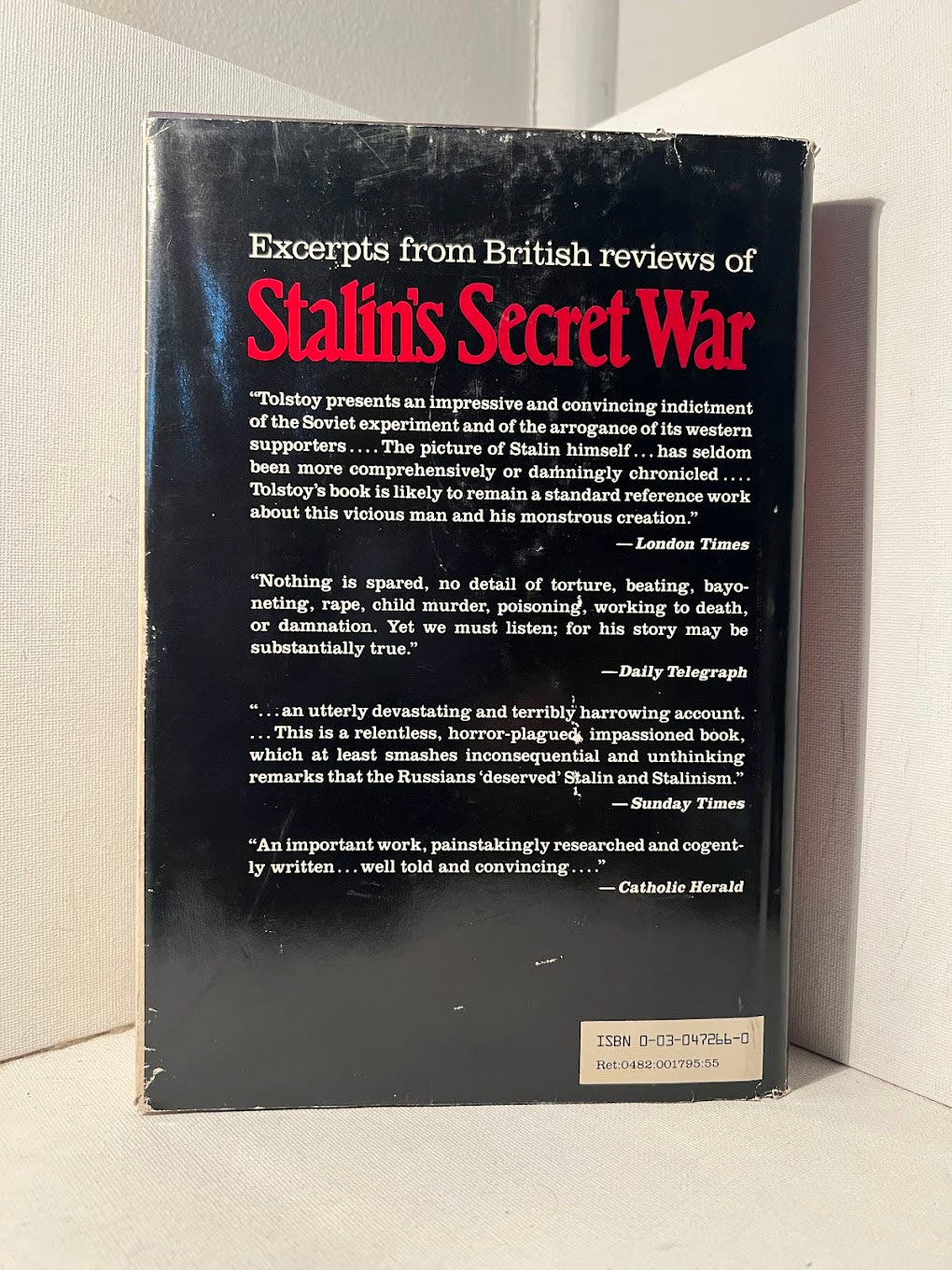 Stalin's Secret War by Nikolai Tolstoy
