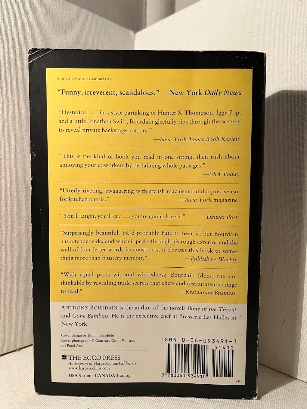 Kitchen Confidential by Anthony Bourdain