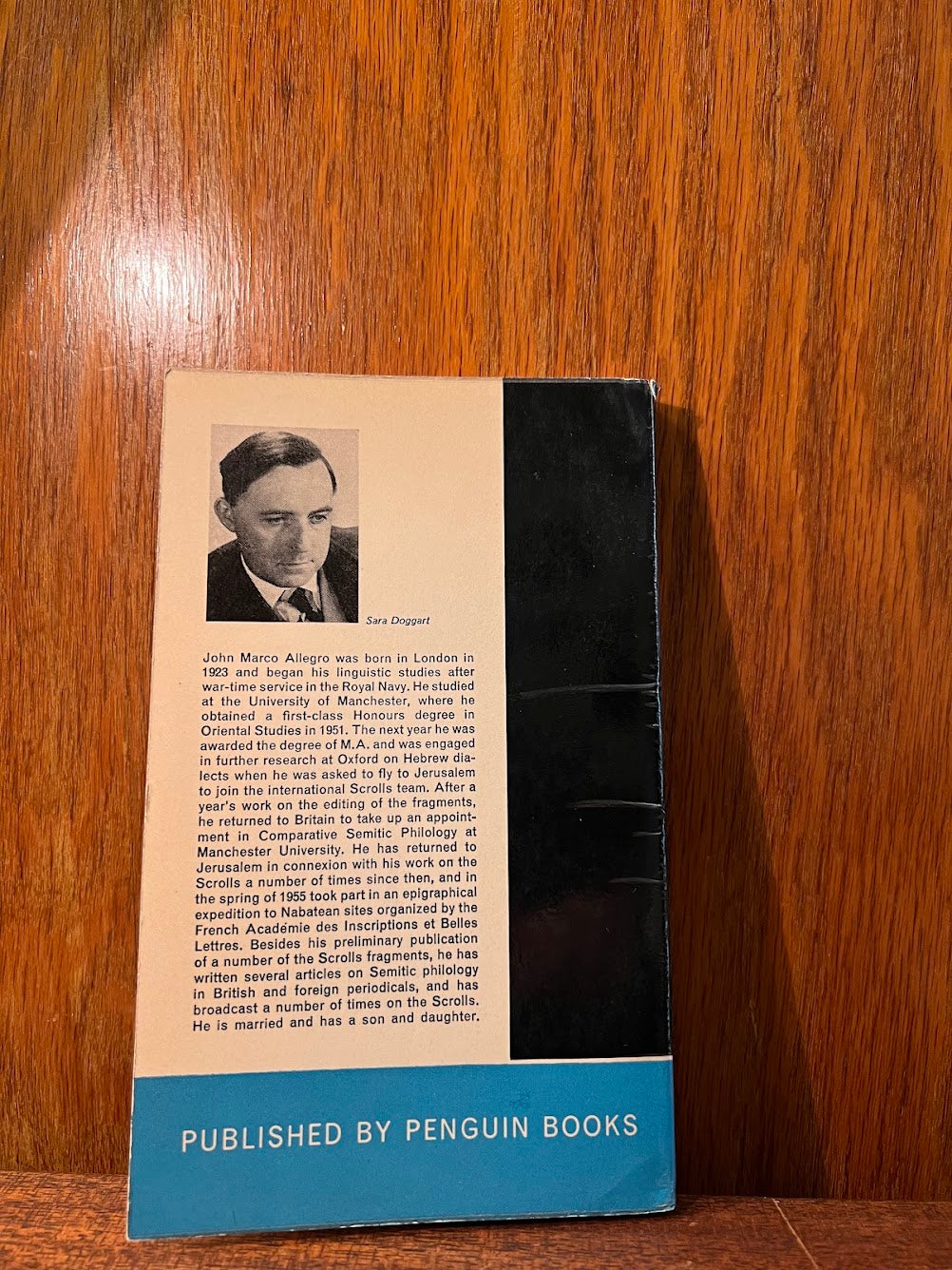 The Dead Sea Scrolls by J.M. Allegro