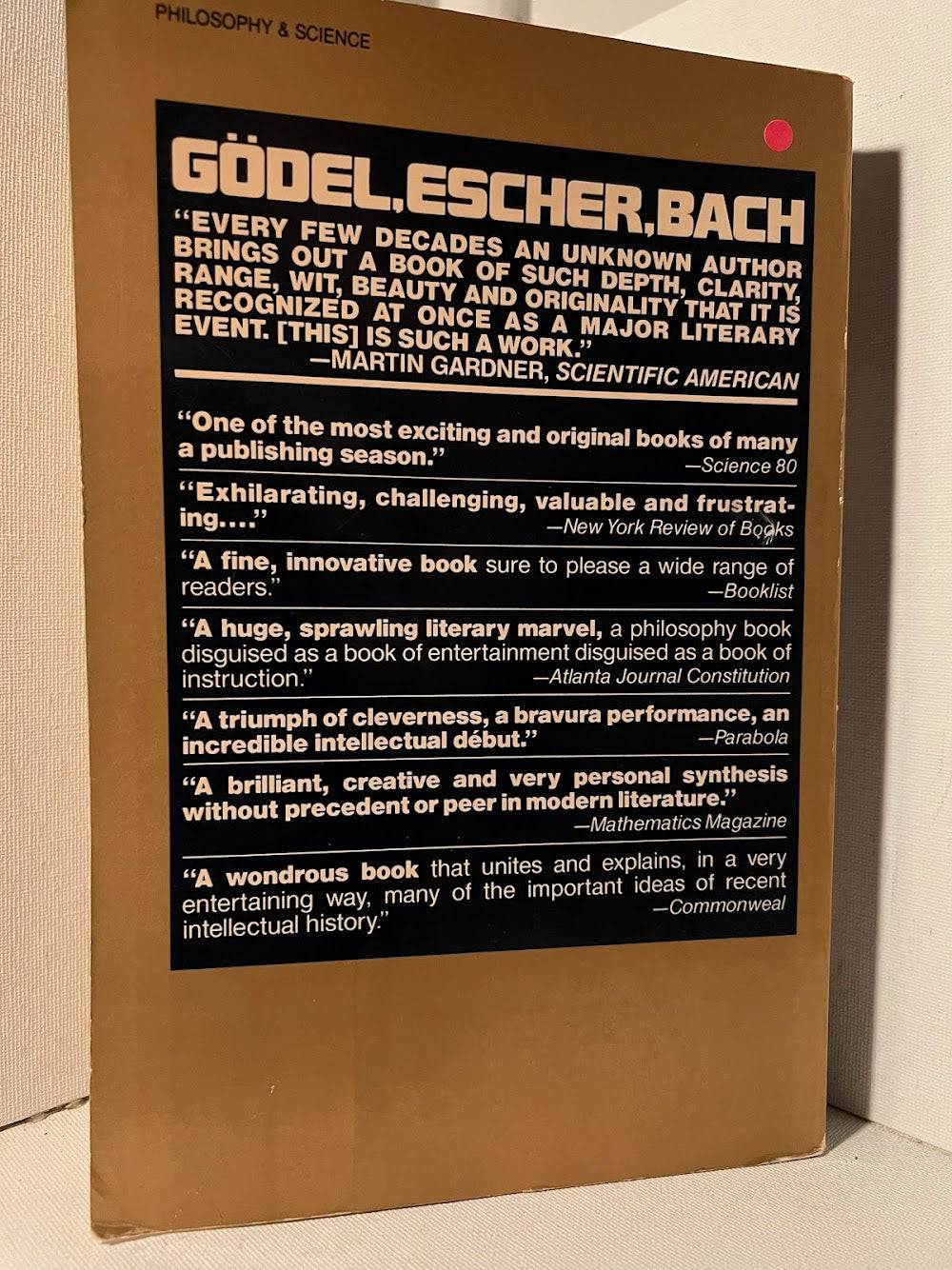 Godel, Escher, Bach by Douglas Hofstadter
