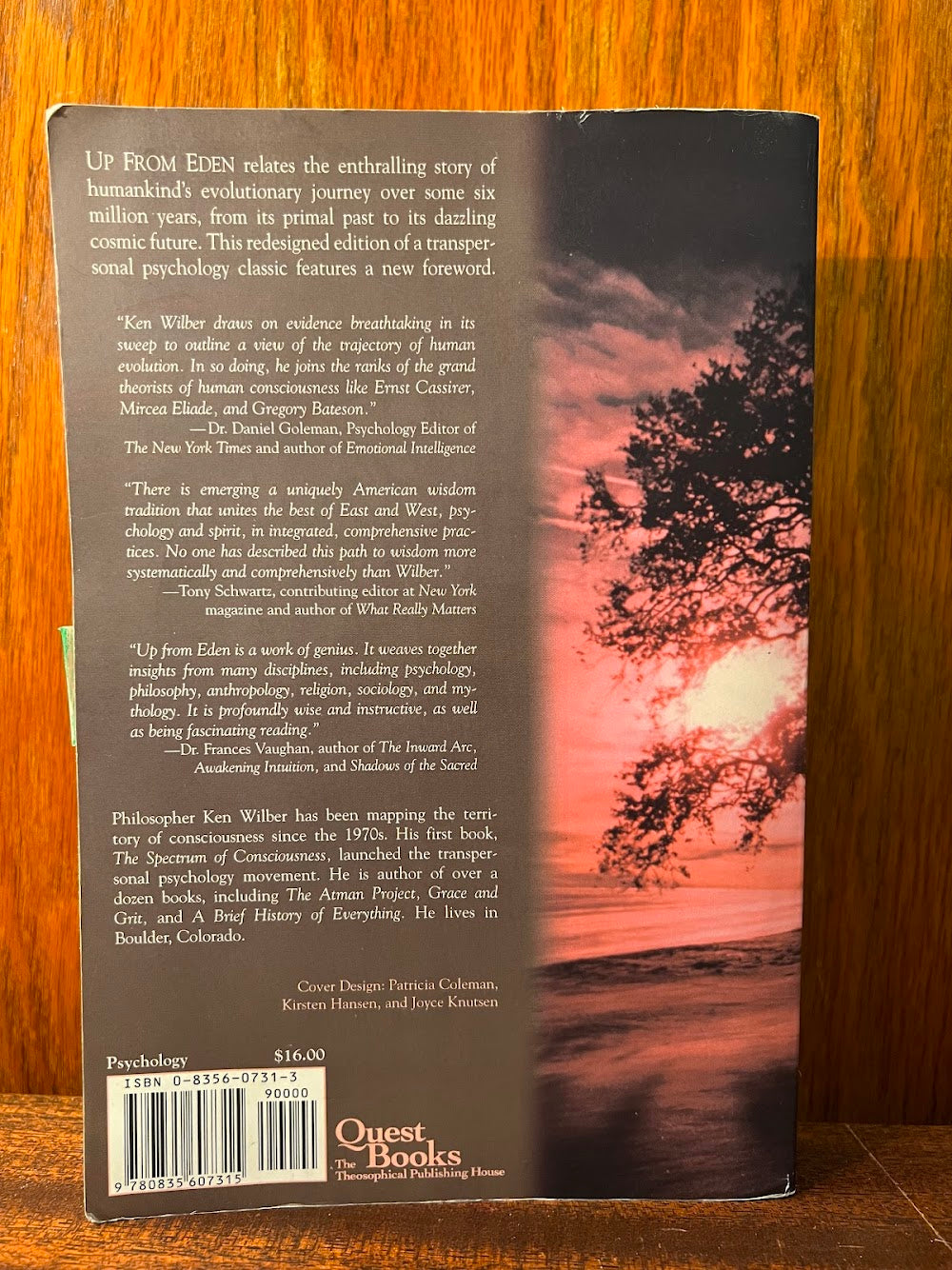 Up From Eden by Ken Wilber