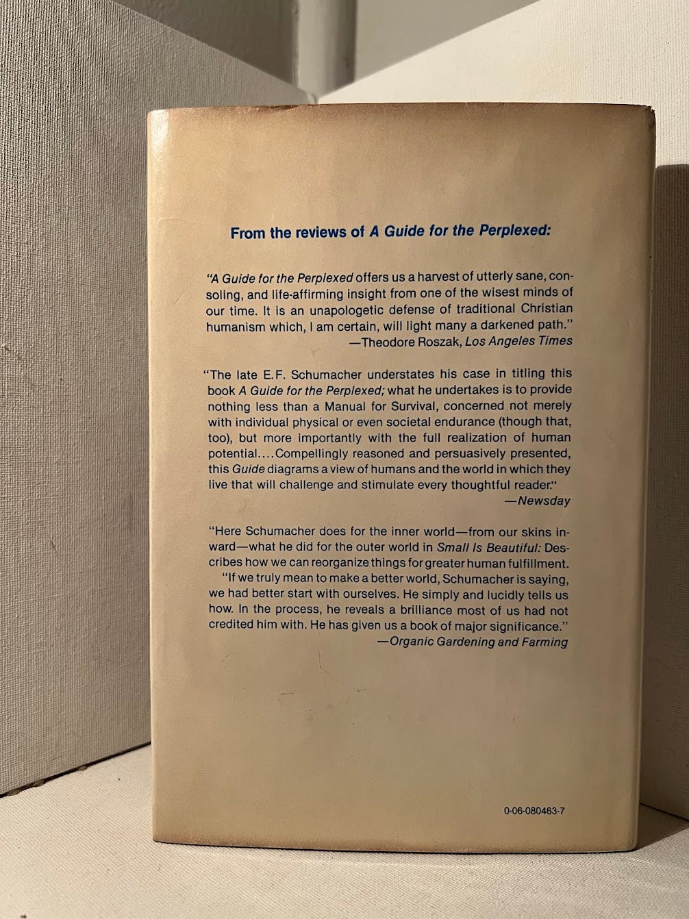 Good Work by E.F. Schumacher