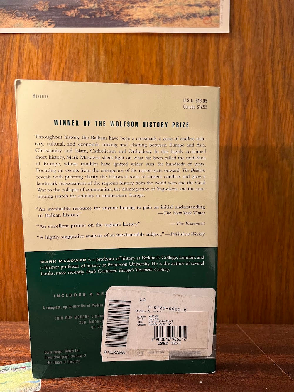 The Balkans - A Short History by Mark Mazower