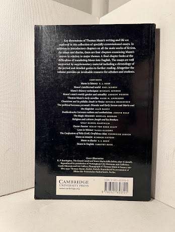 The Cambridge Companion to Thomas Mann