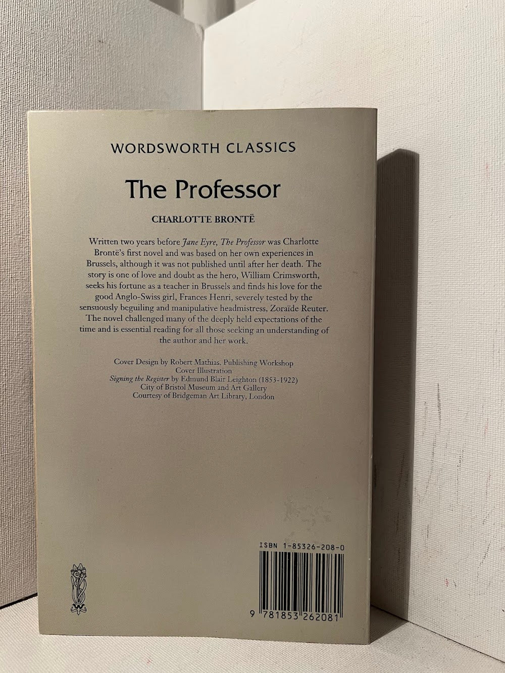 The Professor by Charlotte Bronte