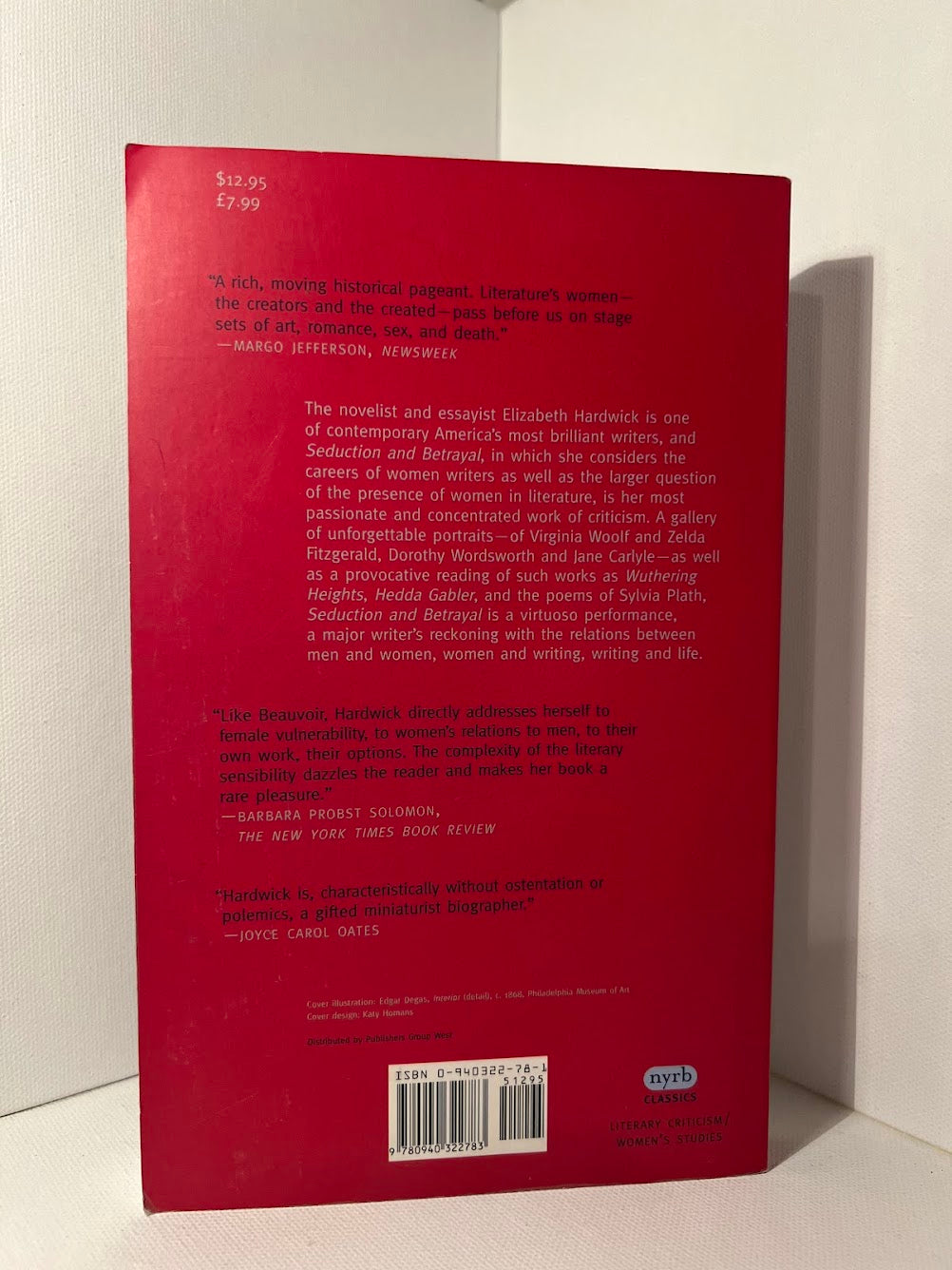 Seduction and Betrayal by Elizabeth Hardwick