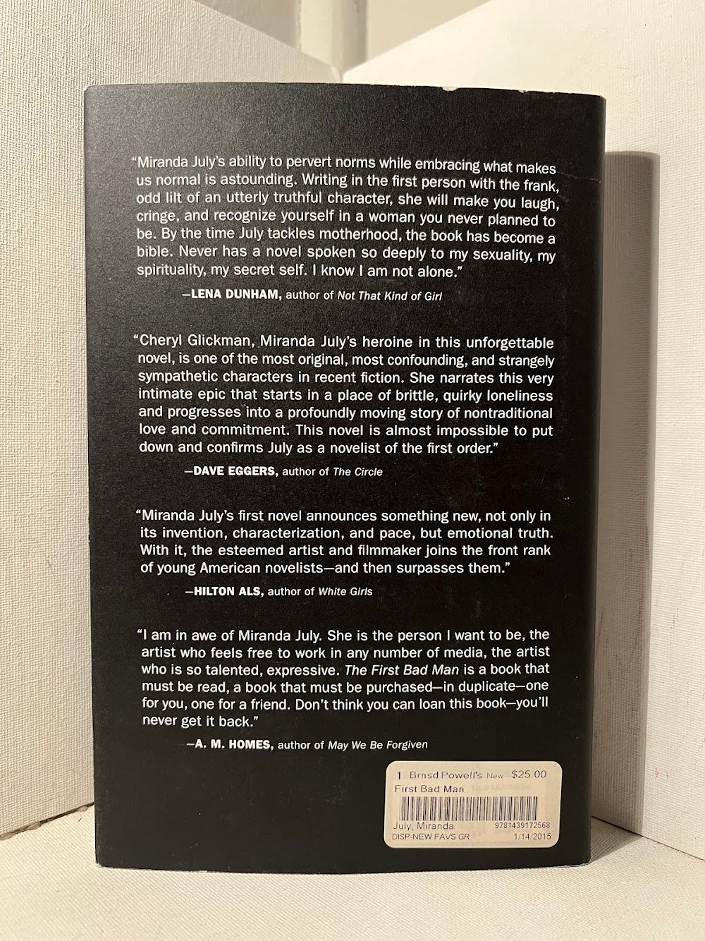 The First Bad Man by Miranda July