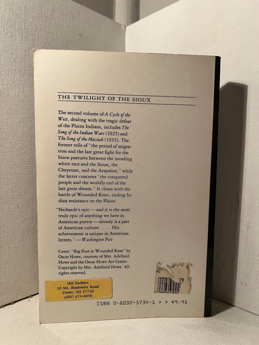 The Twilight of the Sioux by John G. Neihardt