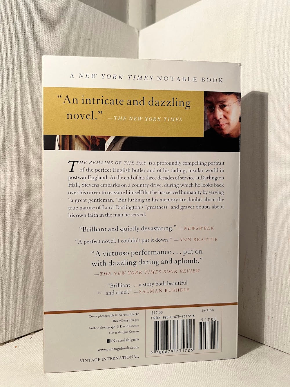 The Remains of the Day by Kazuo Ishiguro