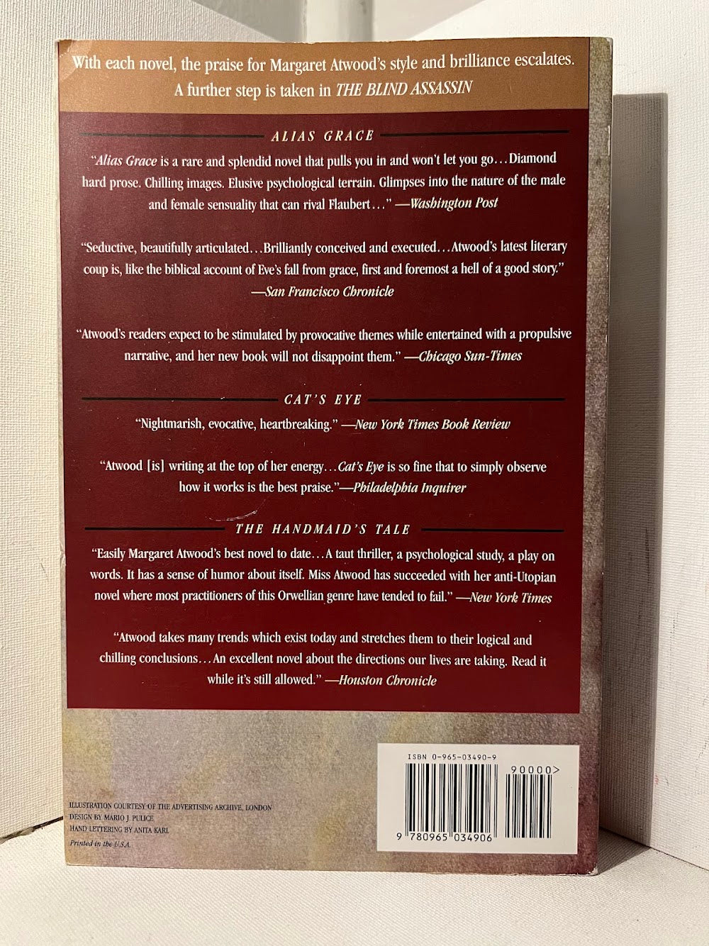 The Blind Assassin by Margaret Atwood