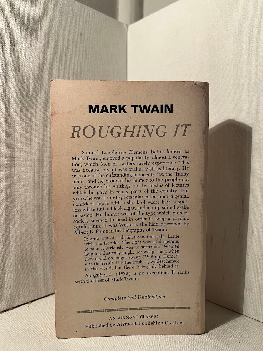 Roughing It by Mark Twain