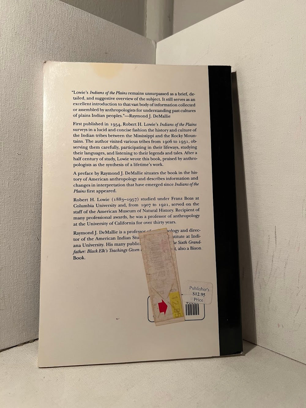 Indians of the Plains by Robert H. Lowie