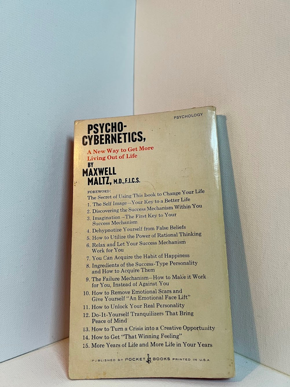 Psycho-Cybernetics by Maxwell Maltz