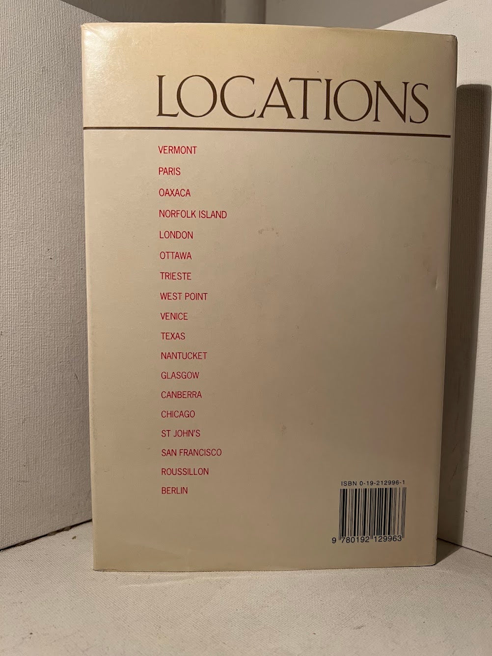 Locations by Jan Morris