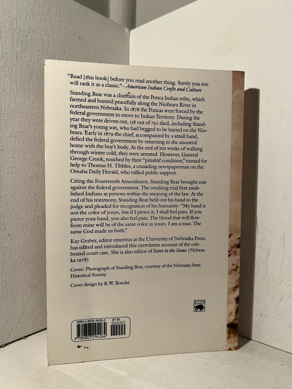 Standing Bear & The Ponca Chiefs by Thomas Henry Tibbles