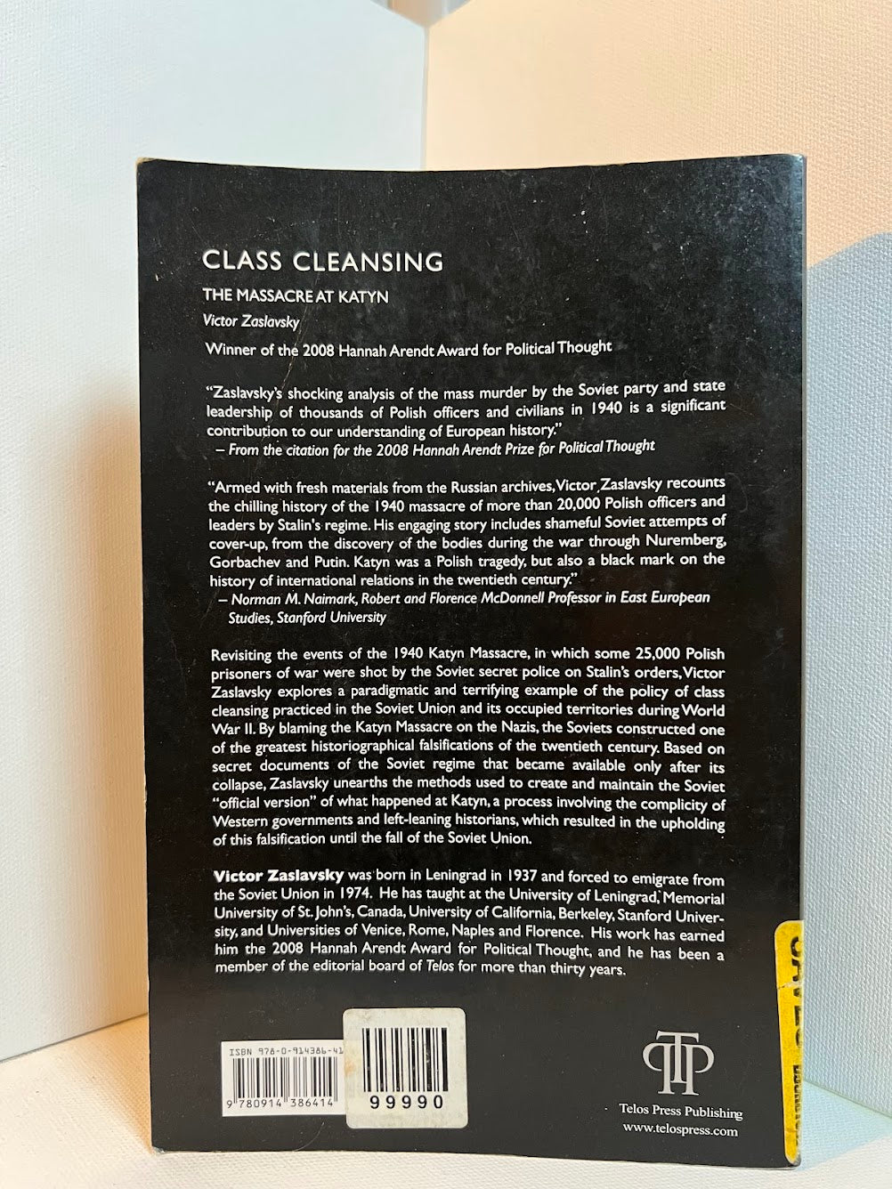 Class Cleansing - The Massacre at Katyn by Victor Zaslavsky