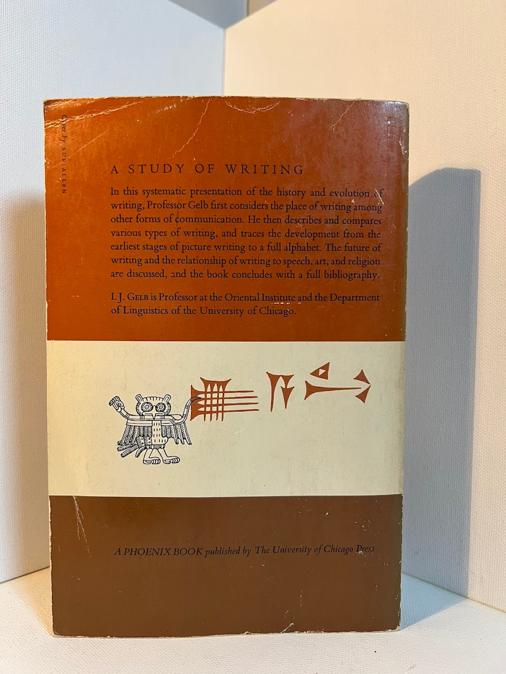 A Study of Writing by I.J. Gelb