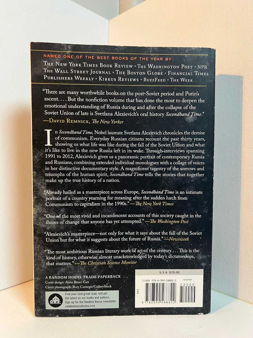 Secondhand Time - The Last of the Soviets by Svetlana Alexievich
