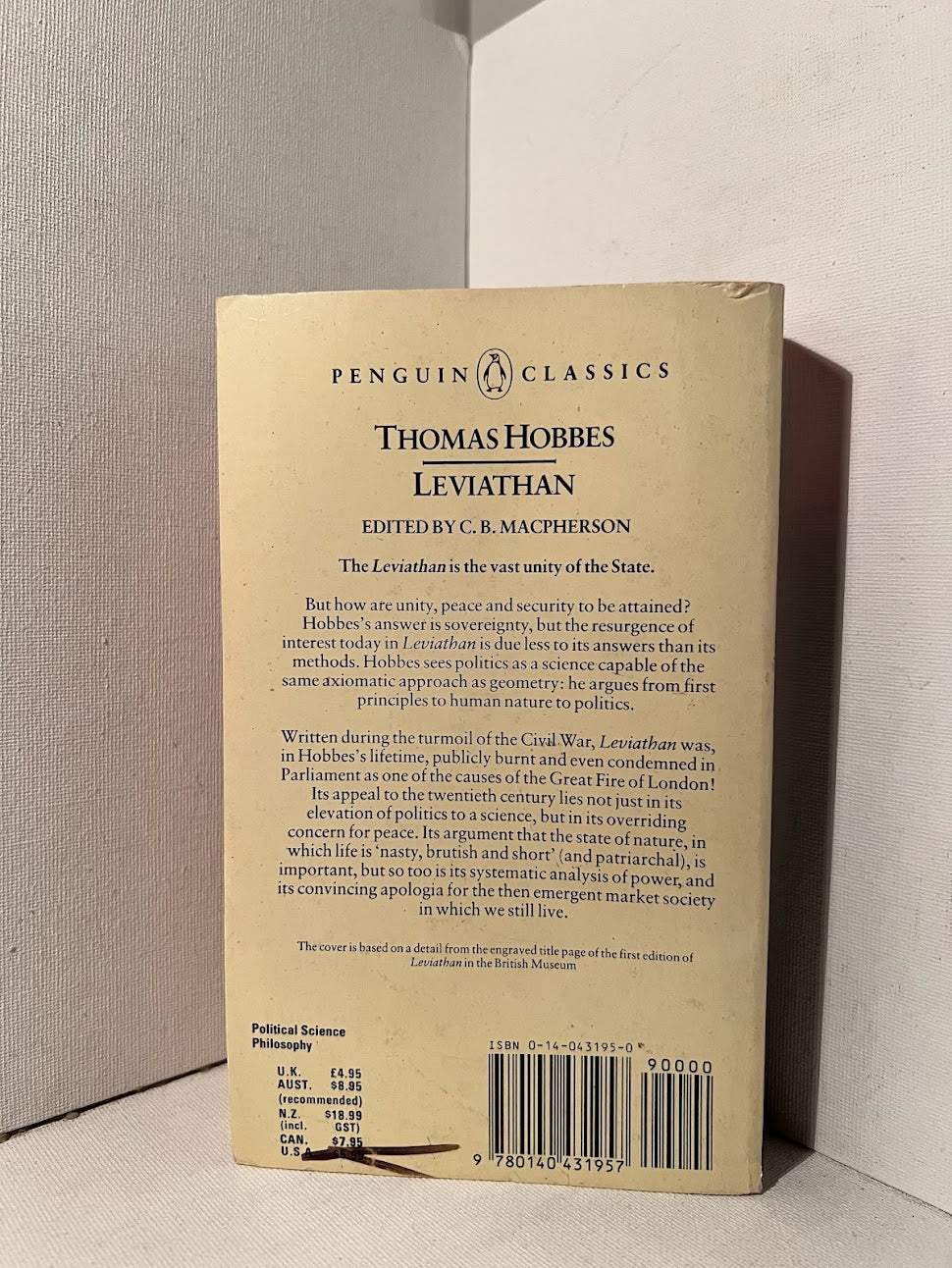 Leviathan by Thomas Hobbes