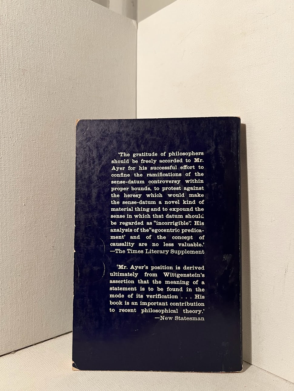 The Foundations of Empirical Knowledge by A.J. Ayer