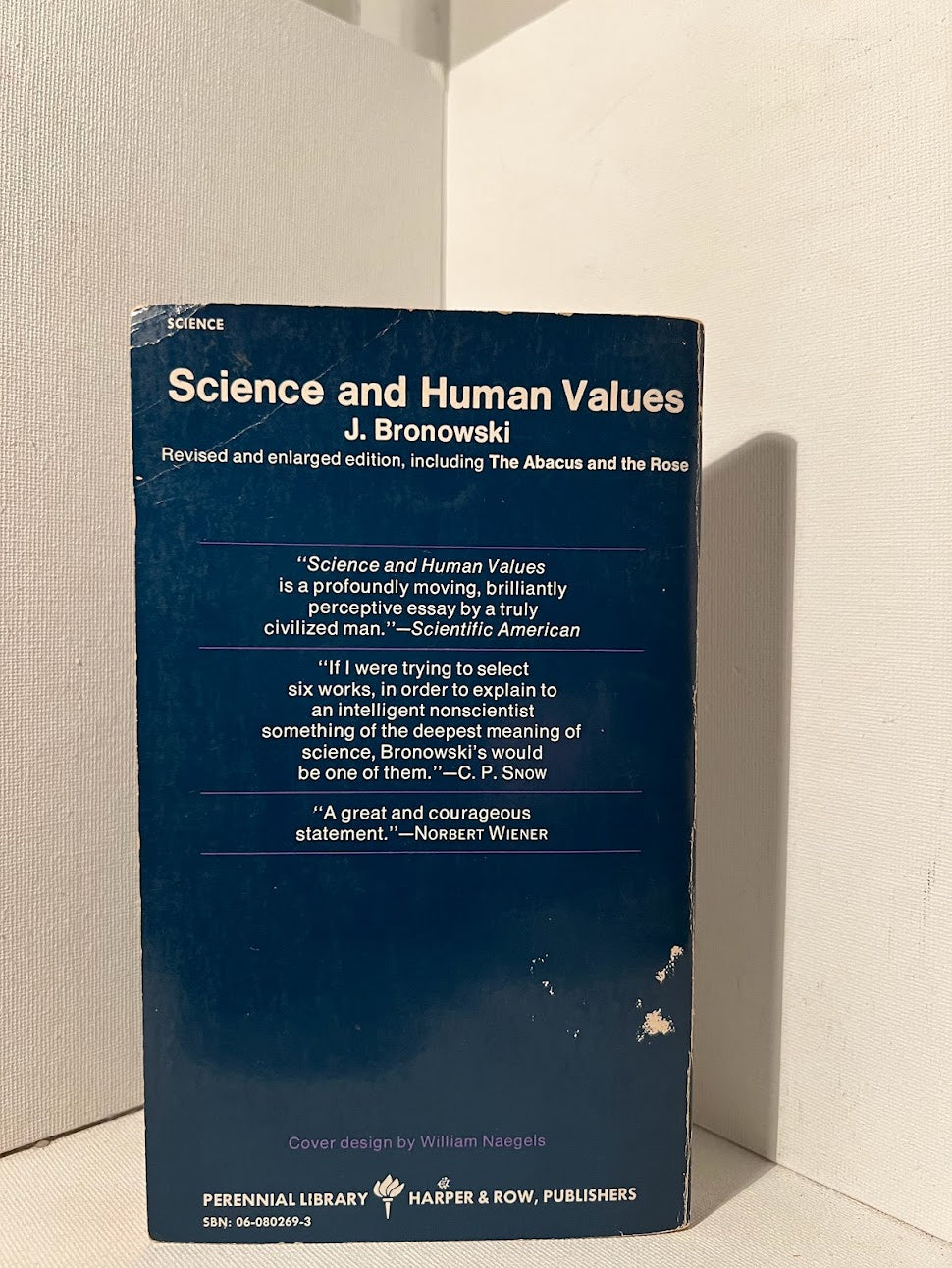 Science and Human Values by J. Bronowski