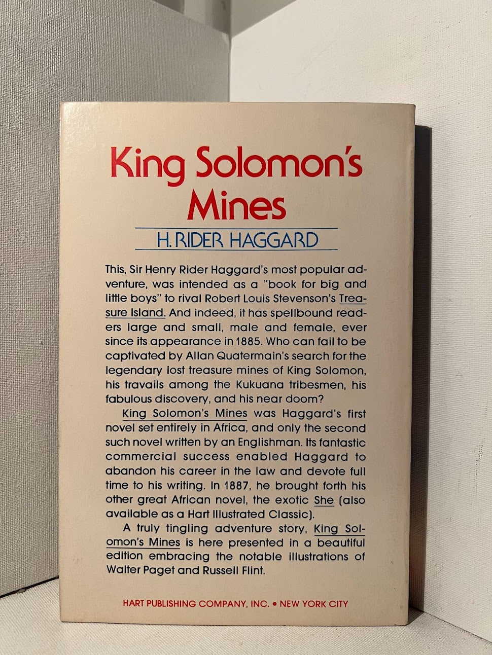 King Solomon's Mines by H. Rider Haggard