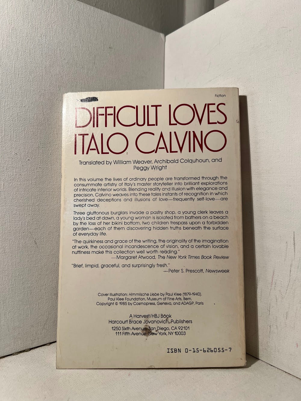 Difficult Loves by Italo Calvino