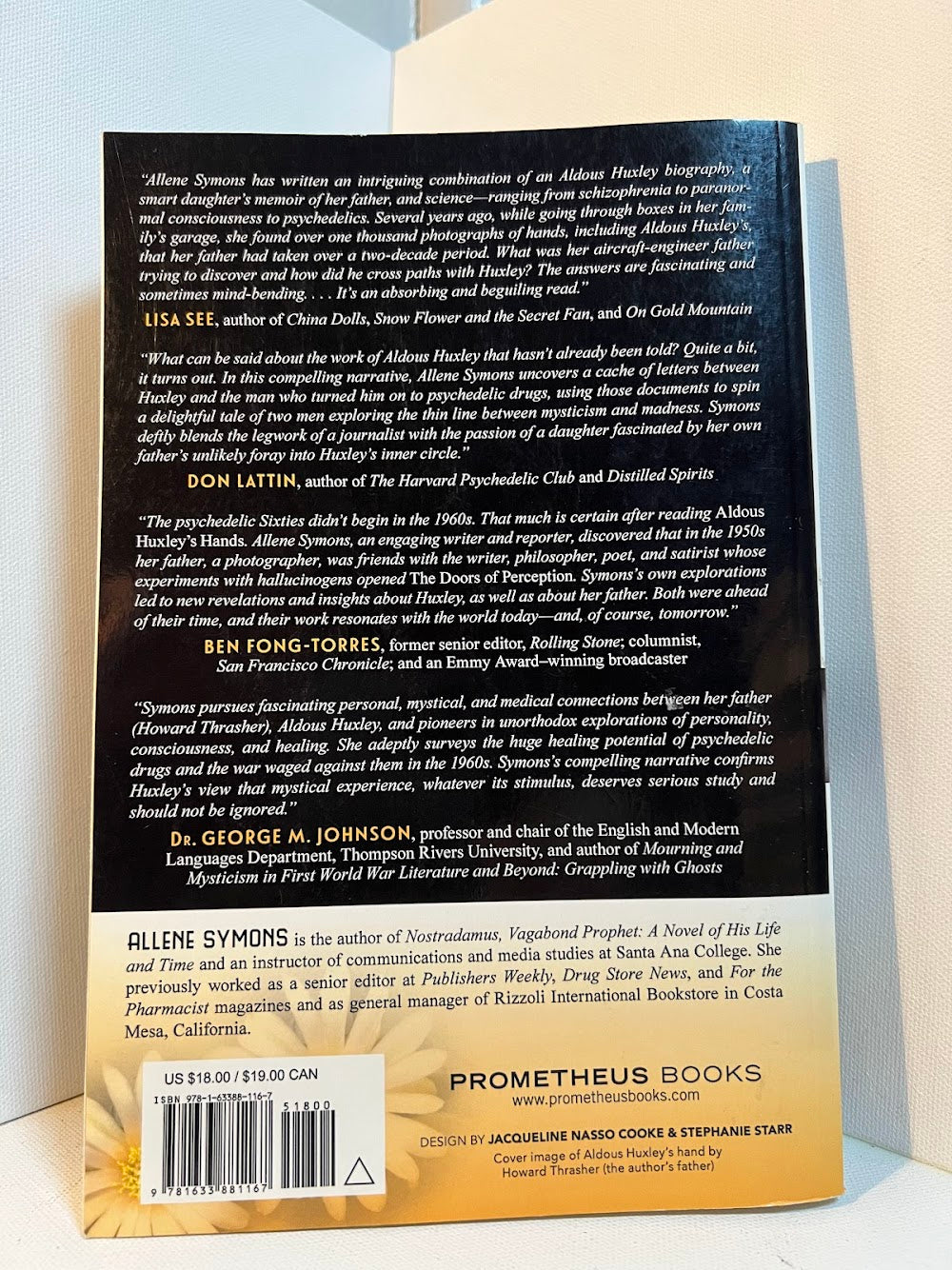 Aldous Huxley's Hands by Allene Symons